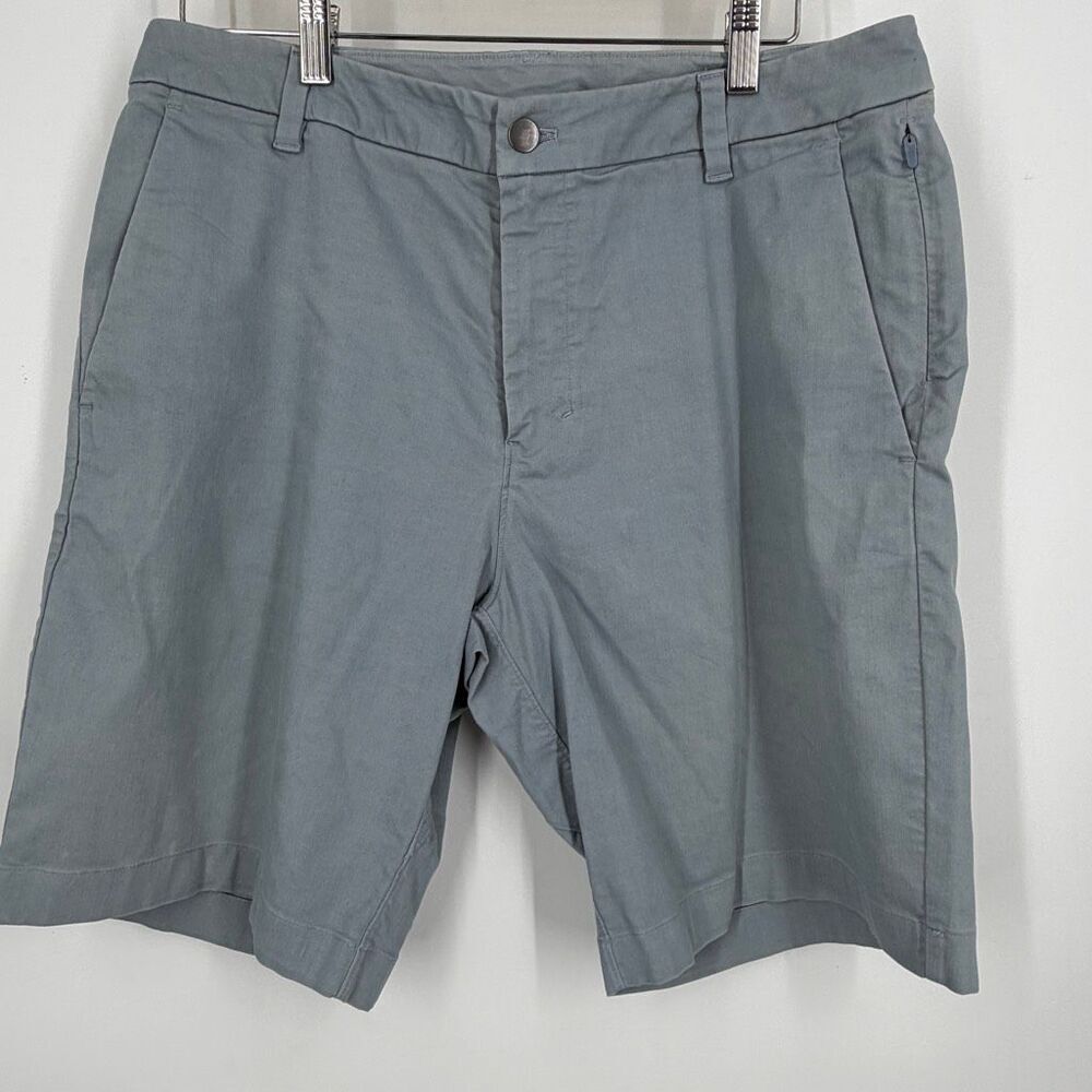Lululemon Athletica Blue Commission Classic Sweat-Wicking Chino Shorts Size 33